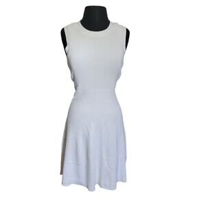 Michael kors dress sleveless round neck white sz M